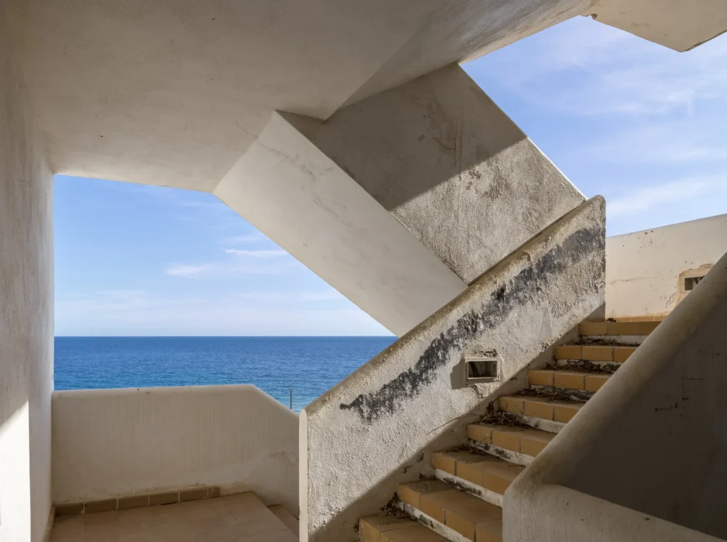 Escalera con vistas al mar, Almería 2013 de José María Mellado