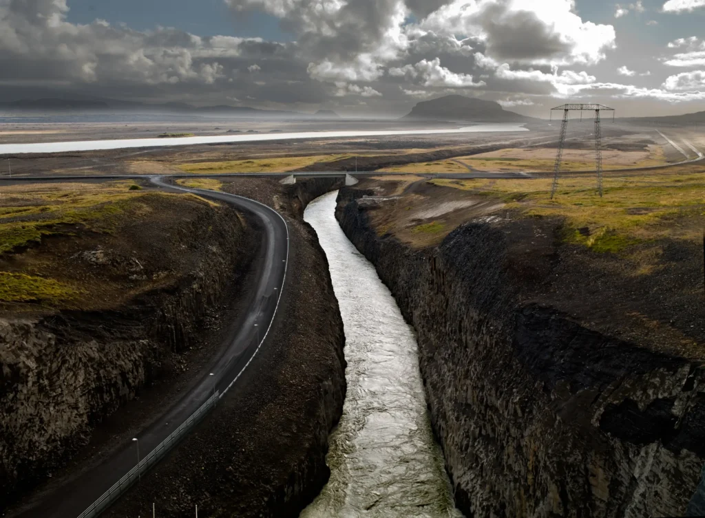 Río y carretera, Islandia 2007 de José María Mellado